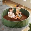 Bunmery Foldable Kids Pool 100×30 Cm, No-Inflate PVC Pool for Kids and Pets, Indoor and Outdoor Play, Ball Pit and Sandbox