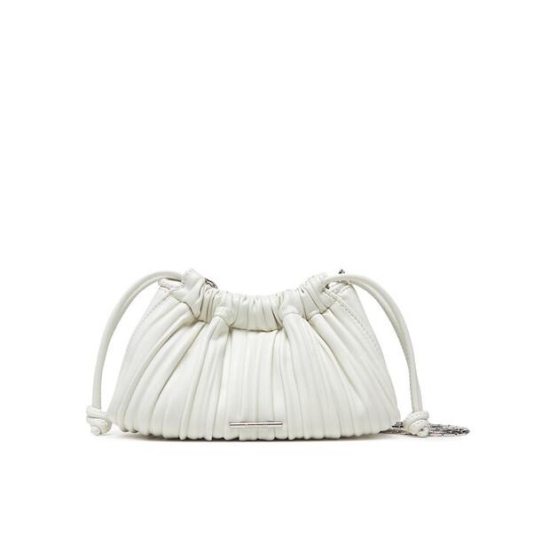 Сумочка Calvin Klein Drawstring Plisse Conv Mini Cb P LV04F3077G белый