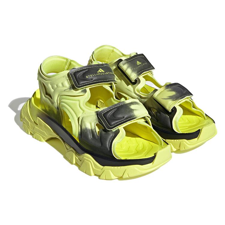 New Adidas Stella McCartney X Women's Hika Outdoor Sandal 'Frozen Yellow' HP6308