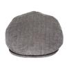  Men Cap Herringbone Linen Newsboy Caps High Quality Flat Caps Driver Ivy Hat Bakerboy Hats Cool Boina for Male