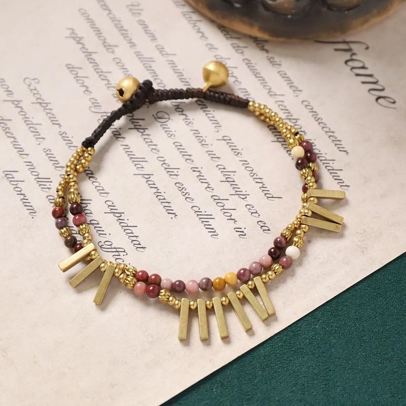 Vintage exotic style woven bracelet niche design Tibetan hand rope women's bracelet accessories