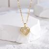Korean Style Lively Heart Necklace for Women - Non-fading Titanium Steel High-end Clavicle Chain, Niche Design