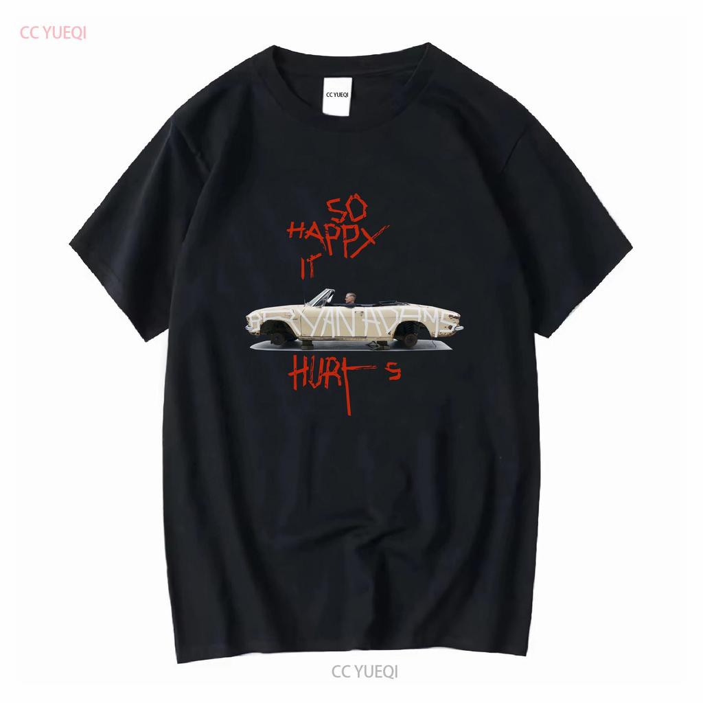 Bryan Adams So Happy It Hurts Tour Maglietta Taglia Completa S 5xl Manica Lunga o Corta Lavaggio Vintage Uomo Unisex Streetwear Casual