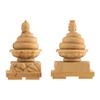 Tiny Buddha Ugajin Snake Buddha statue figure wood carving ornament Ugajin 8.5cm (wood boxwood) - (GSB