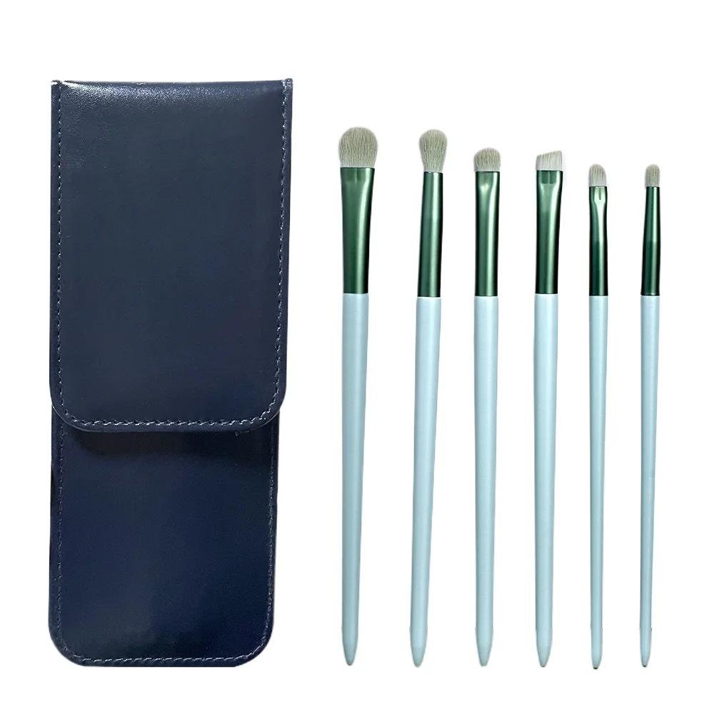 5PCS Makeup Brushes Set Eye Shadow Foundation Women Cosmetic Brush Eyeshadow Blush Beauty Soft Make Up Tools Bag