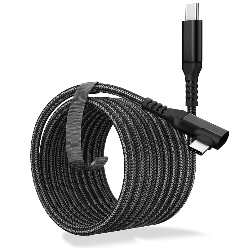

[5M] Link cable Quest Compatible with 3/2/1/Pro/Pico4 accessories usbc cable Game PC/Steam For VR [5Gbps high-speed data transfer PD60W fast charging