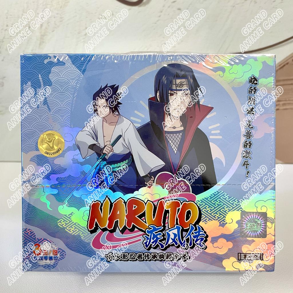 Genuine Naruto Cards T2W9 T4W8 Booster Box Anime TCG Rare SE BP CR MR Ninja World Fight Chapter Collection Kids Toy Gift