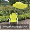 Chair with Umbrella Shaded Beach Sturdy for Fishing, Campers