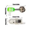 Bells Fishing Rod Alarm Twin Bells Fishing Alarm Indicator Fish Sound Alert Accessories Efficient Versatile Led Light Clip For