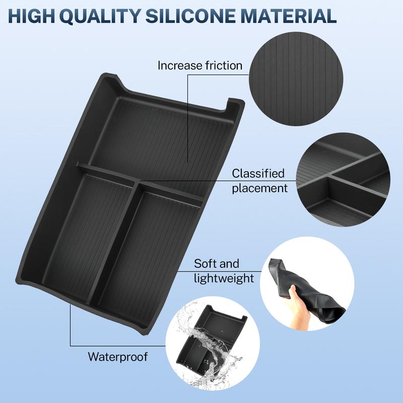 For BYD Sealion 7 EV 2024 2025 2026 Center Console Organizer Tray  Fit Armrest Storage Box ert Divider