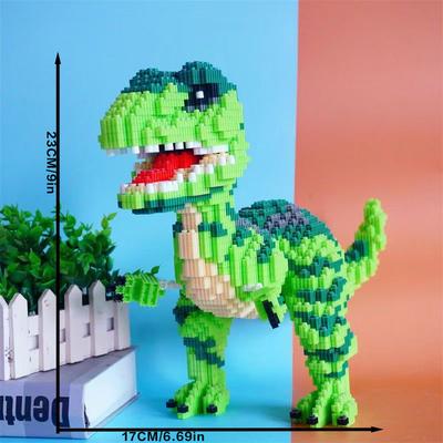 4000 Dinosaur and Animal Building Blocks Set - Educational 3D Puzzles, Manual Building Toys, Suitable for Holiday Gifts and Chr