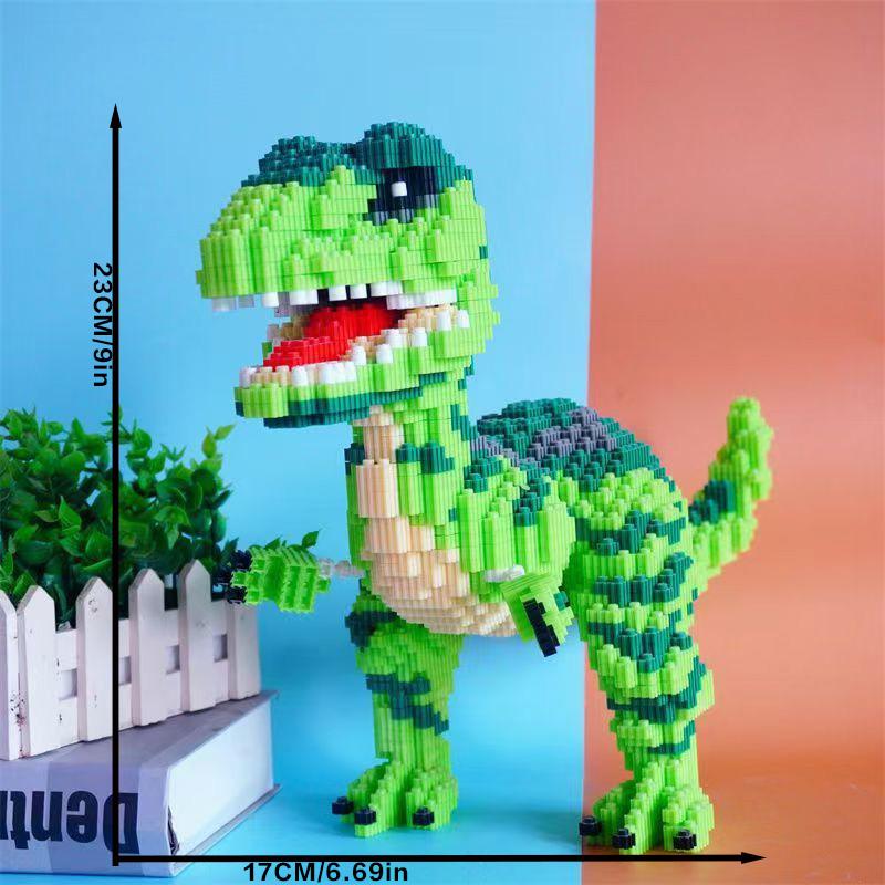 6196-Piece Dinosaur and Animal Building Blocks Set, Hands-On Building Toys, Suitable for Holiday Gifts, School Rewards and Chris