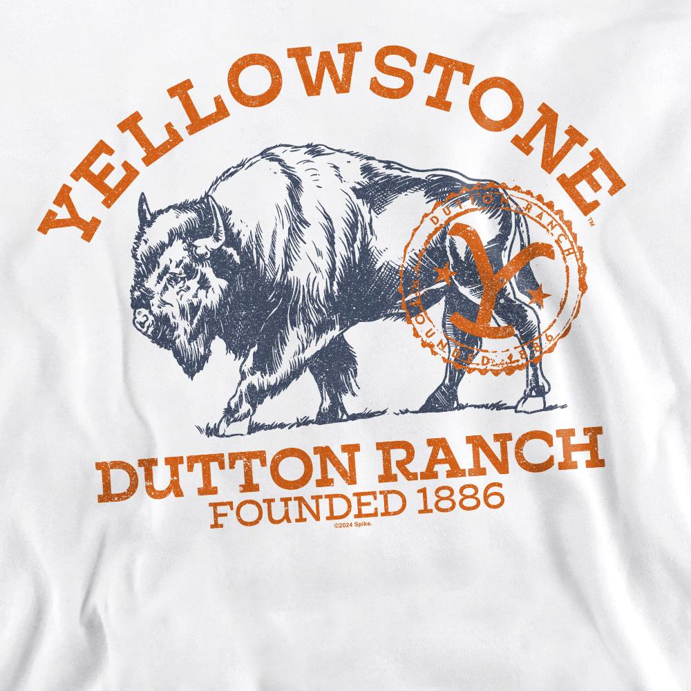 Yellowstone Unisex Adult Dutton Ranch Buffalo Sweatshirt