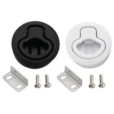 Boat Marine Pull Latches Slam Lift Handle Deck Round Locking Flush Pull for Latc