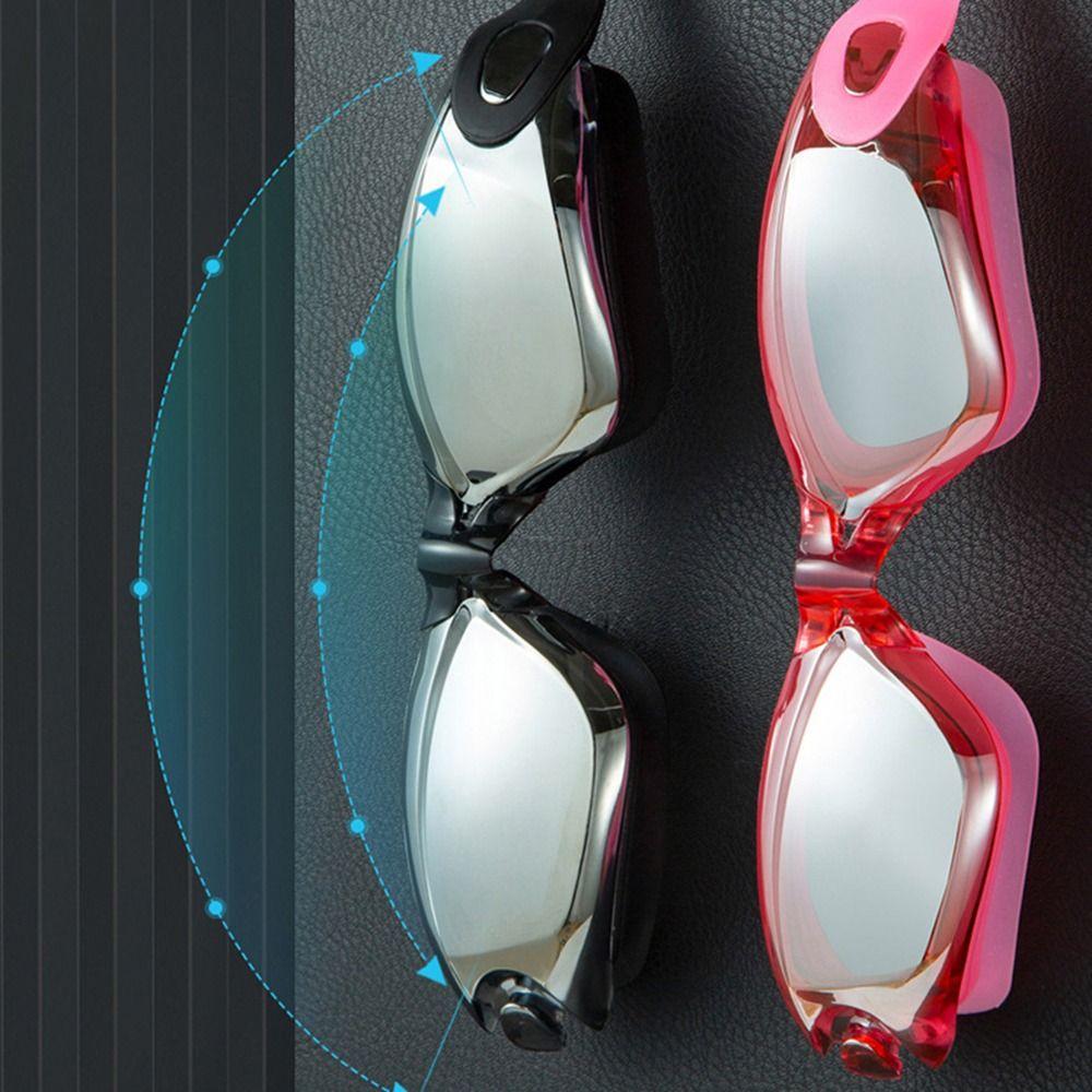 Anti-fog Adult Swimming Goggles Set with Nose Clip, and Ear Plugs Diving Eyewear  Summer