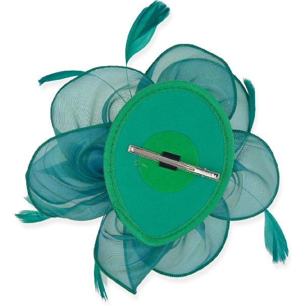 DRESHOW Fascinators Hat Tea Party Headwear Ribbons Feathers on a Headband and a Clip for Women