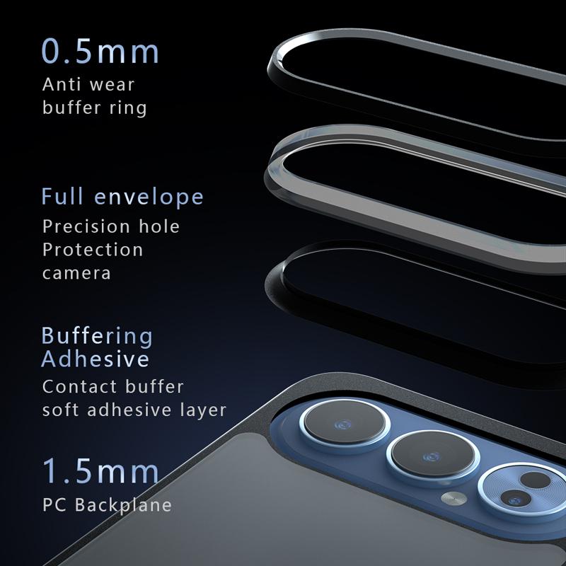 For Honor 500 Pro 500 Case Shockproof Frosted Skin Feel Matte PC+TPU Anti-fingerprint Transparent Cover For HONOR 500