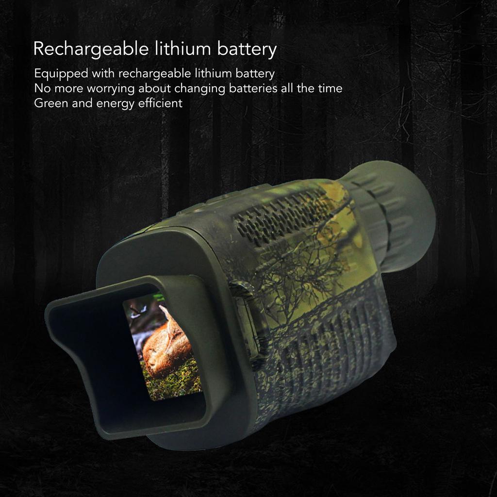 Night Vision Monocular Infrared Night Vision Camcorder for Hunting Monitoring Observation