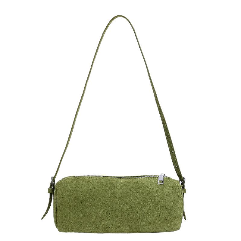 New fashion popular cylinder bag women's retro simple pen holder bag shoulder messenger bag