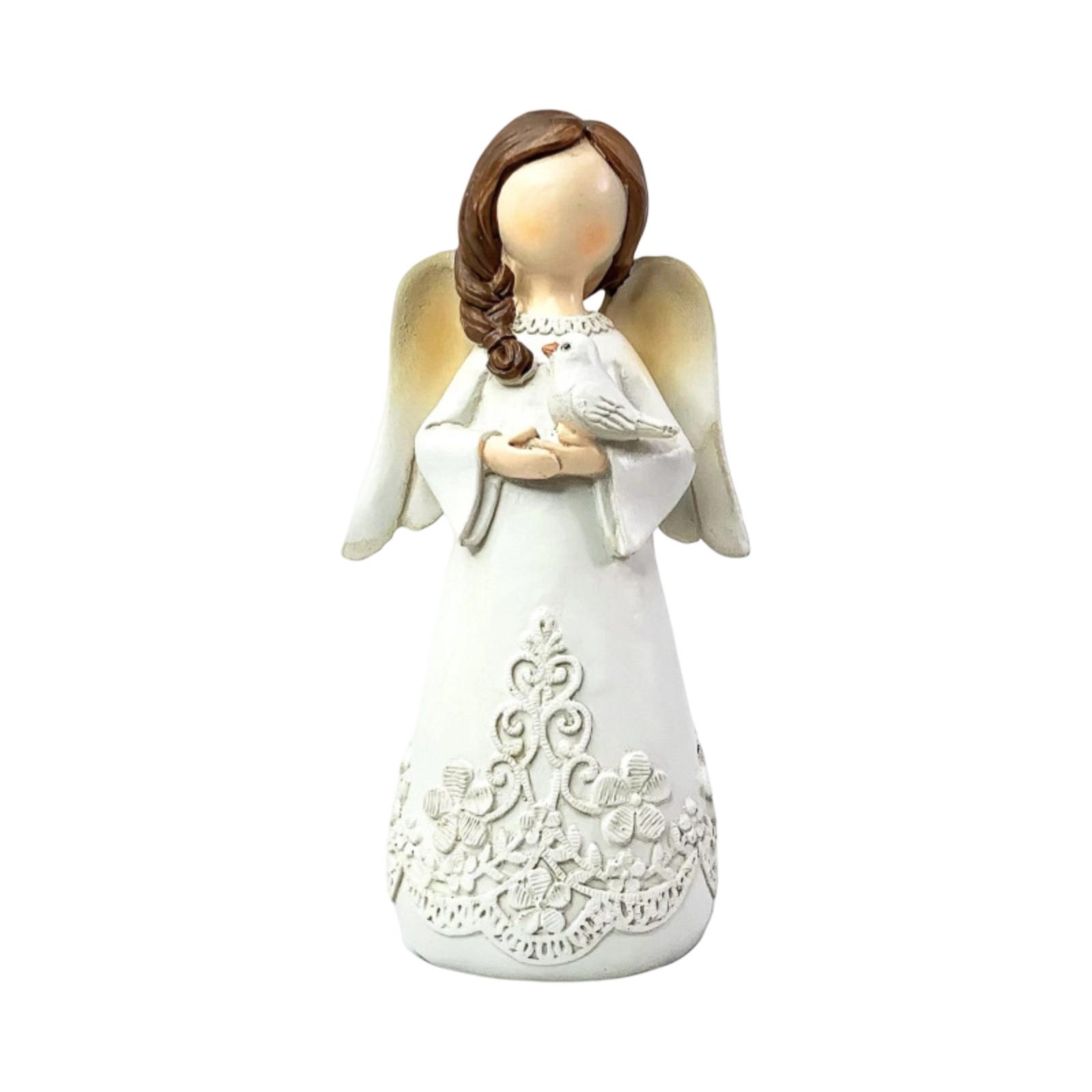 

Retro Angel Ornament Home Bedroom Resin TV Cabinet Decoration Sculpture With Little Angel One Size