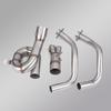 For MT07 FZ07 XSR700 2014-2025 full Motorcycle Exhaust System Escape manifold Exhaust with DB Killer