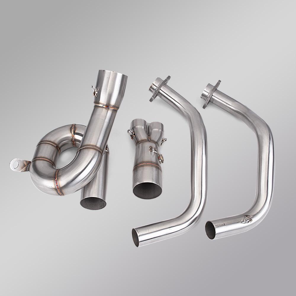 For MT07 FZ07 XSR700 2014-2025 full Motorcycle Exhaust System Escape manifold Exhaust with DB Killer