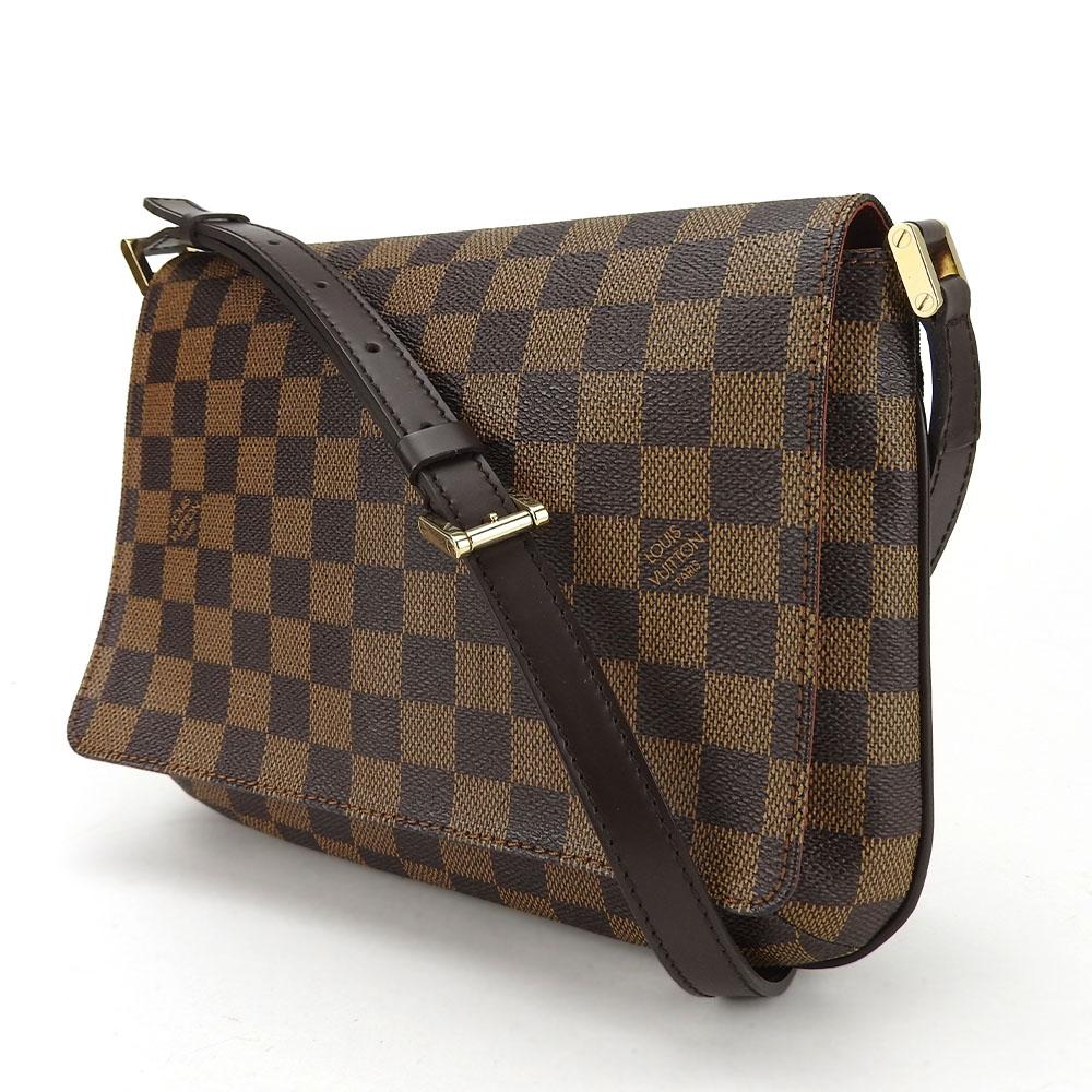 USED LOUIS VUITTON Muse Tango N51255 Damier canvas Gold Metal Short Shoulder