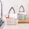 Kitchen Organizer Soap Hanging Non Perforated Storage Rack Drain Basket Storage Bag Sink Basket