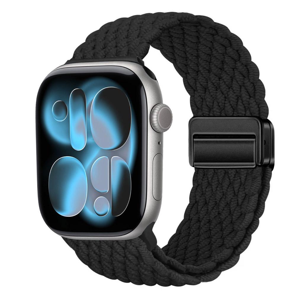 Nylon Strap for Apple Watch 11 10 46mm 42mm/Ultra 3 2 1 49mm Magnetic buckle Wristband iWatch 9 8 7 6 5 4 SE 45mm 44mm 41mm 40mm