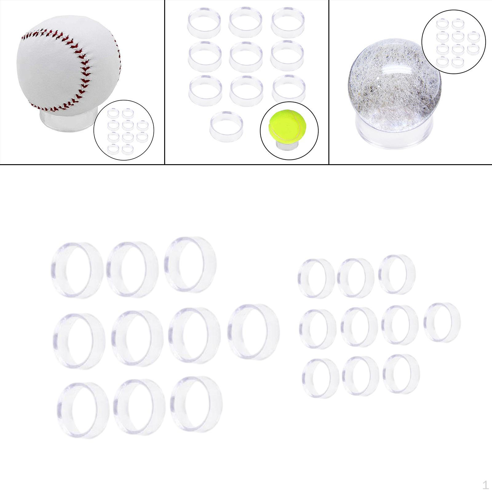

40/Set Acrylic Clear Transparent Display Stand Sphere Holder Gems Base Pedestal Home Decor