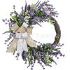 Artificial Flower Wreath Easter Valentines Day Decor Hotel Restaurant Door Hanging Decoration