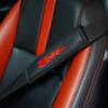 1pc Carbon Fiber Pattern Car Seat Belt Shoulder Pad Protector, Anti-Choke Design