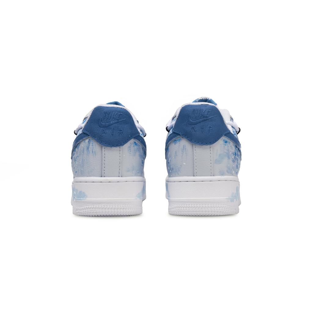 Nike Air Force 1 Lv8 Universe Rift Leder Low-Top Skateboard-Schuhe Herren Himmelblau HV1795-141(Team1068-)