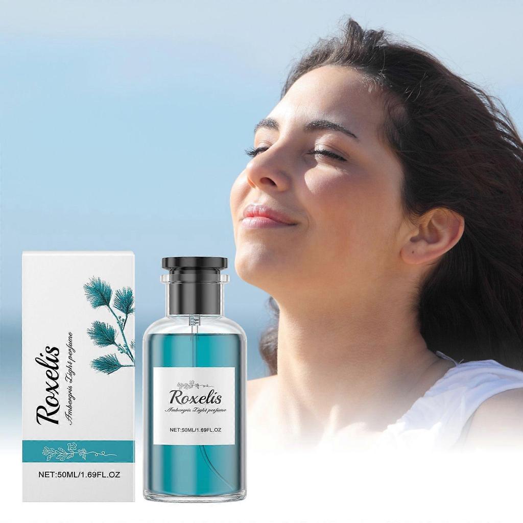 Roxelis Ambroxan Eau De Parfum - Long-Lasting, Natural, Elegant, Fresh, Light Fragrance, Convenient For Daily Use, Niche Woody Scent