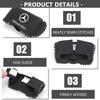 ECLD4 Car Seat Belt Anti Scratch Buckle Protector Cover Accessories For Mercedes Benz W211 W124 W176 W177 C180 C200 C260 C300 GLC CLE