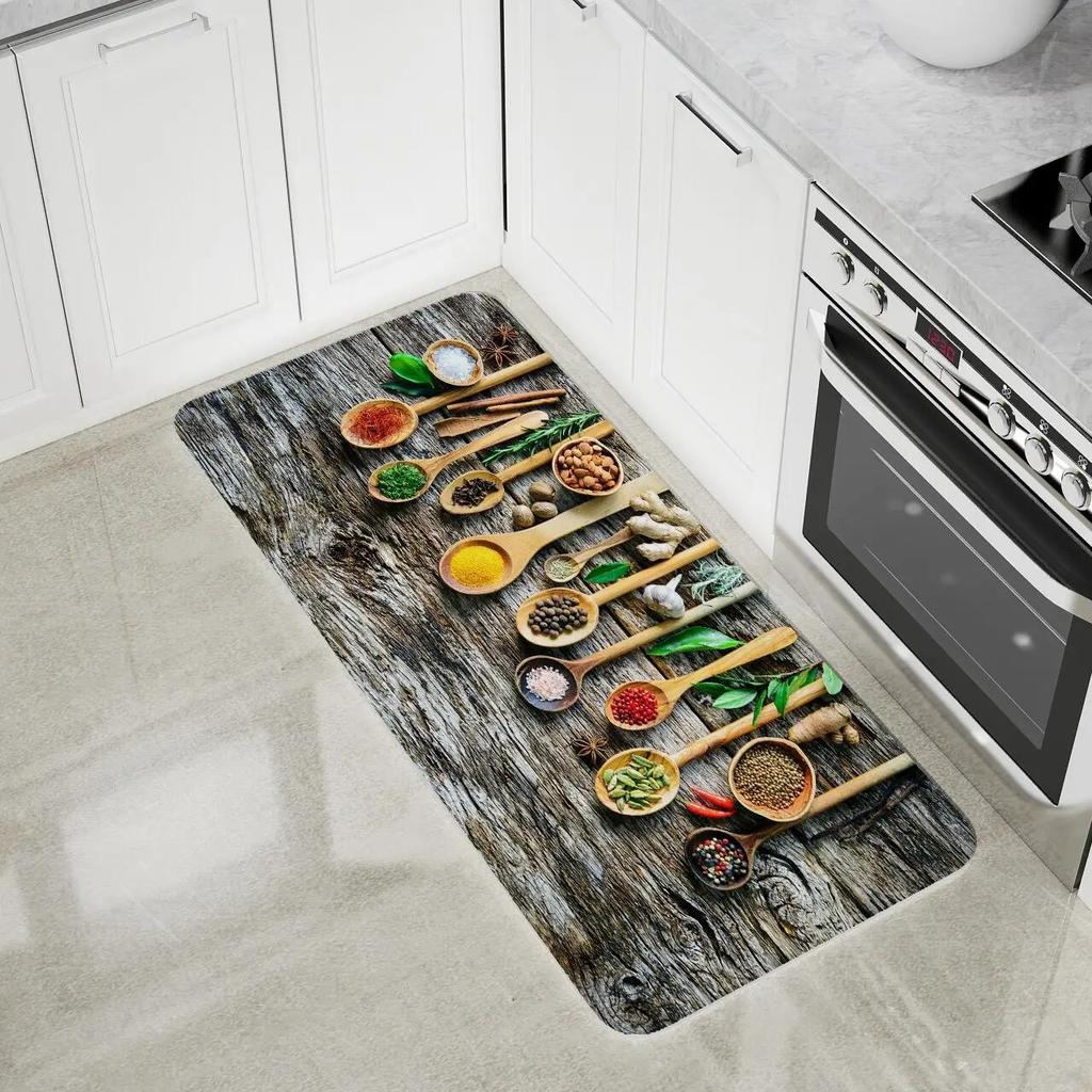 Long kitchen carpet home entrance door mat bedroom living room decoration bedside carpet corridor balcony bathroom non-slip mat