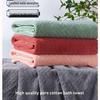 Wheat Ear Coral Fleece Towel Set: Soft, Quick-Drying, and Highly Absorbent Bath Towels for Home Use