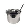 Stainless Steel Seasoning & Condiment Jar with Easy Clean Spoon Holder