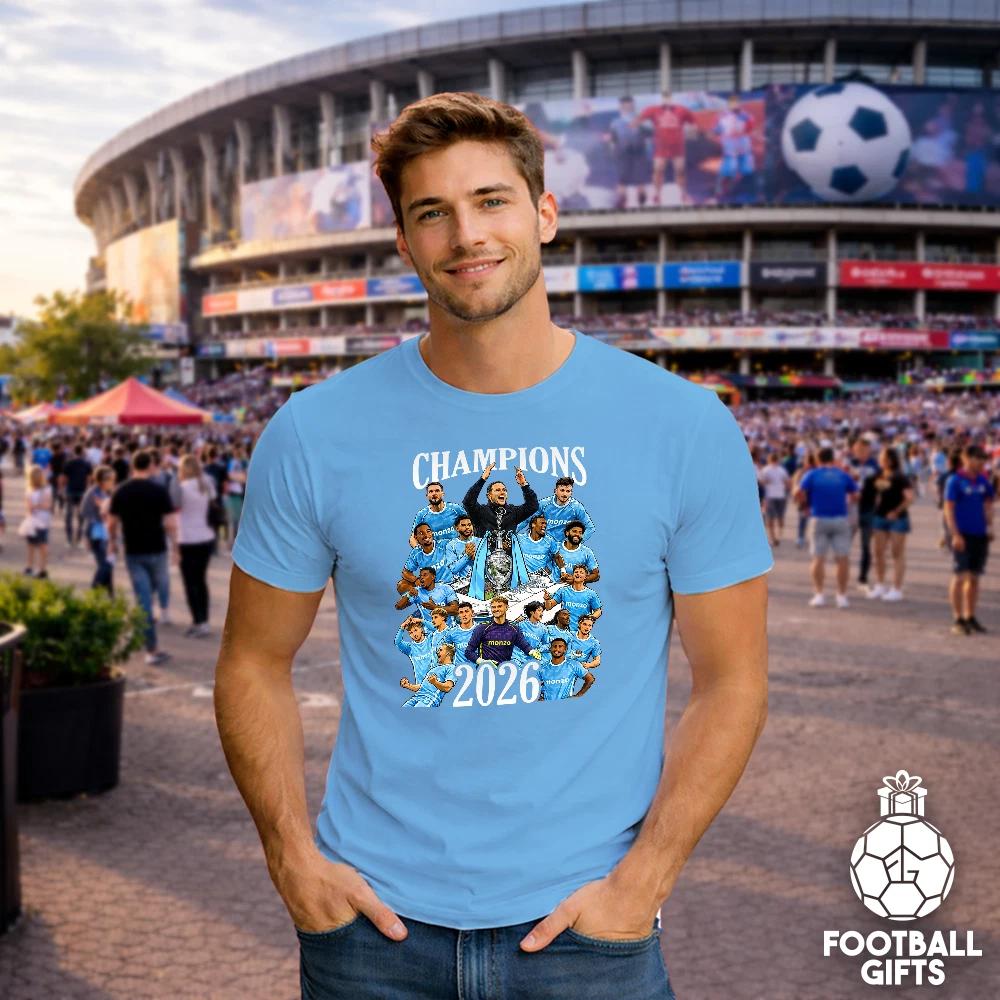 Coventry City Champions 2026 Adult T-Shirt Tee S-2XL Sizes + FREE KEYRING M