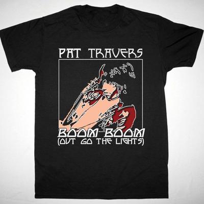 Pat Travers Cadeau Pour la Famille T-shirt Noir Coton Unisexe S-5XL T-shirt Unisexe