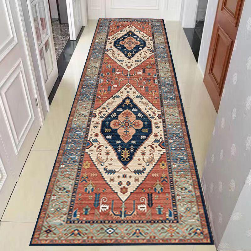 

Килимок Boho Chic Runner - вінтажний богемний стиль, не ковзає та можна прати в машині, ідеально підходить для декору вітальні, спальні та коридору 60*160CM