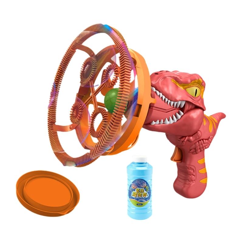 

Automatic Bubble Machine Toy Dinosaur Shape Electric Bubble Machine Kids Adults Beach Toy Bubble Blowing красный