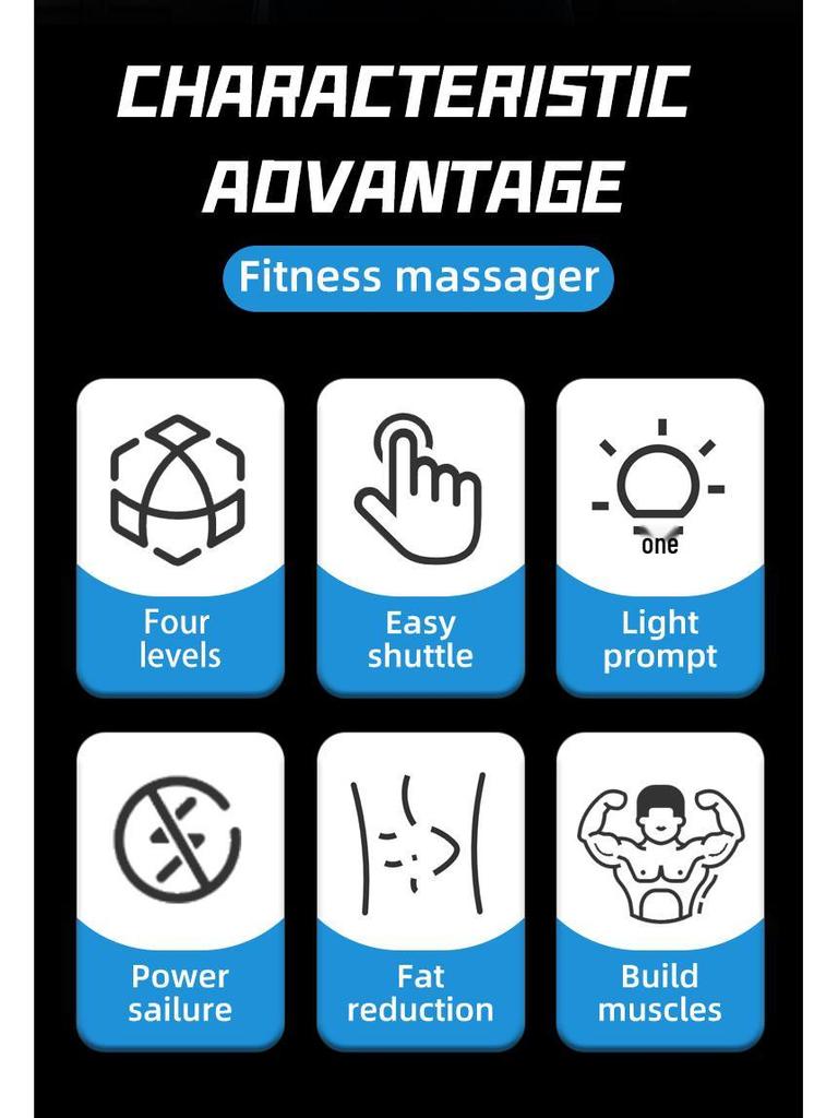 Smart Abdominal Muscle Trainer Patch - Home Fitness Device