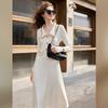 VICTORIA&VERA French Chic Knit Midi Dress