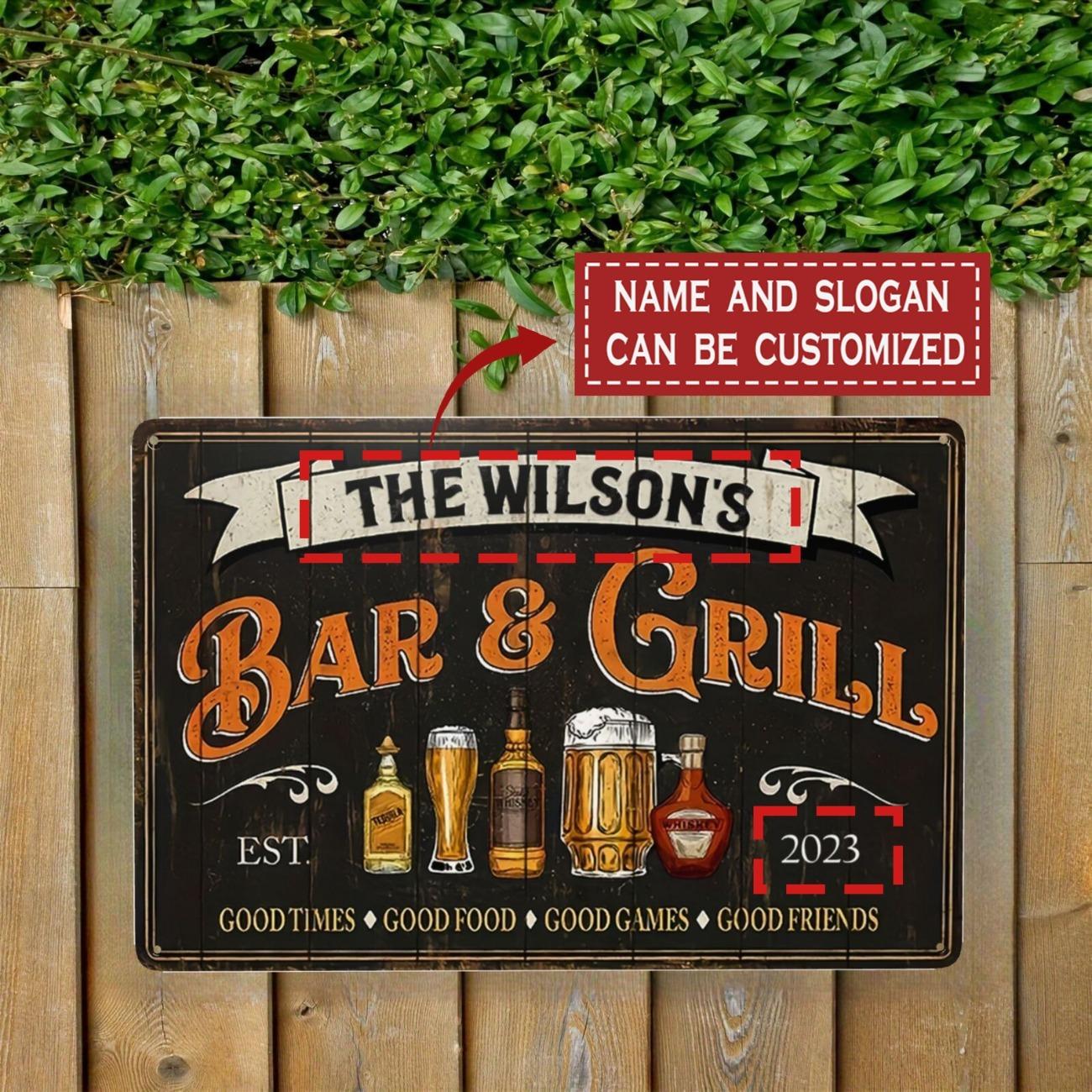 

Custom Tin Sign Retro Metal Wall Art Home Bar Man Cave Decoration білий