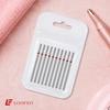 Cylindrical Bit Diamond Nail Drill Bit Set 10Pcs Nail Milling Cutters for Nail Surface Shaping Dead Skin Removal Fine Grinding Nail File Sets Home