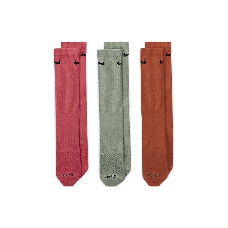 Nike Training Sports Socks Couple Style 3 Pairs Multicolor Men s SX6891-923 L