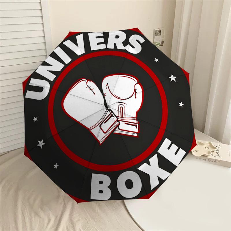 

1PC UNIVERS BOXE Umbrella-8-Rib Reinforced, Automatic Open, Lightweight & Durable, Cute Fashion Accessory for Outdoor, Beach, or Casual Use, Beach Umb