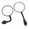 Cycle Bike Handle Bar Mirrors Bicycle Handlebar Flexible Adjustable Rear Back View Rearview Mirror