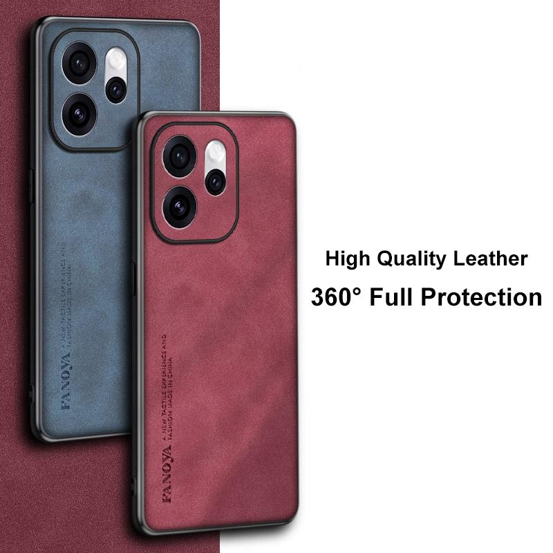 For OPPO Reno 15 Pro 5G Case Luxury PU Leather Phone Case For OPPO Reno15 Pro Back Cover TPU Silicone Shockproof Full Protection